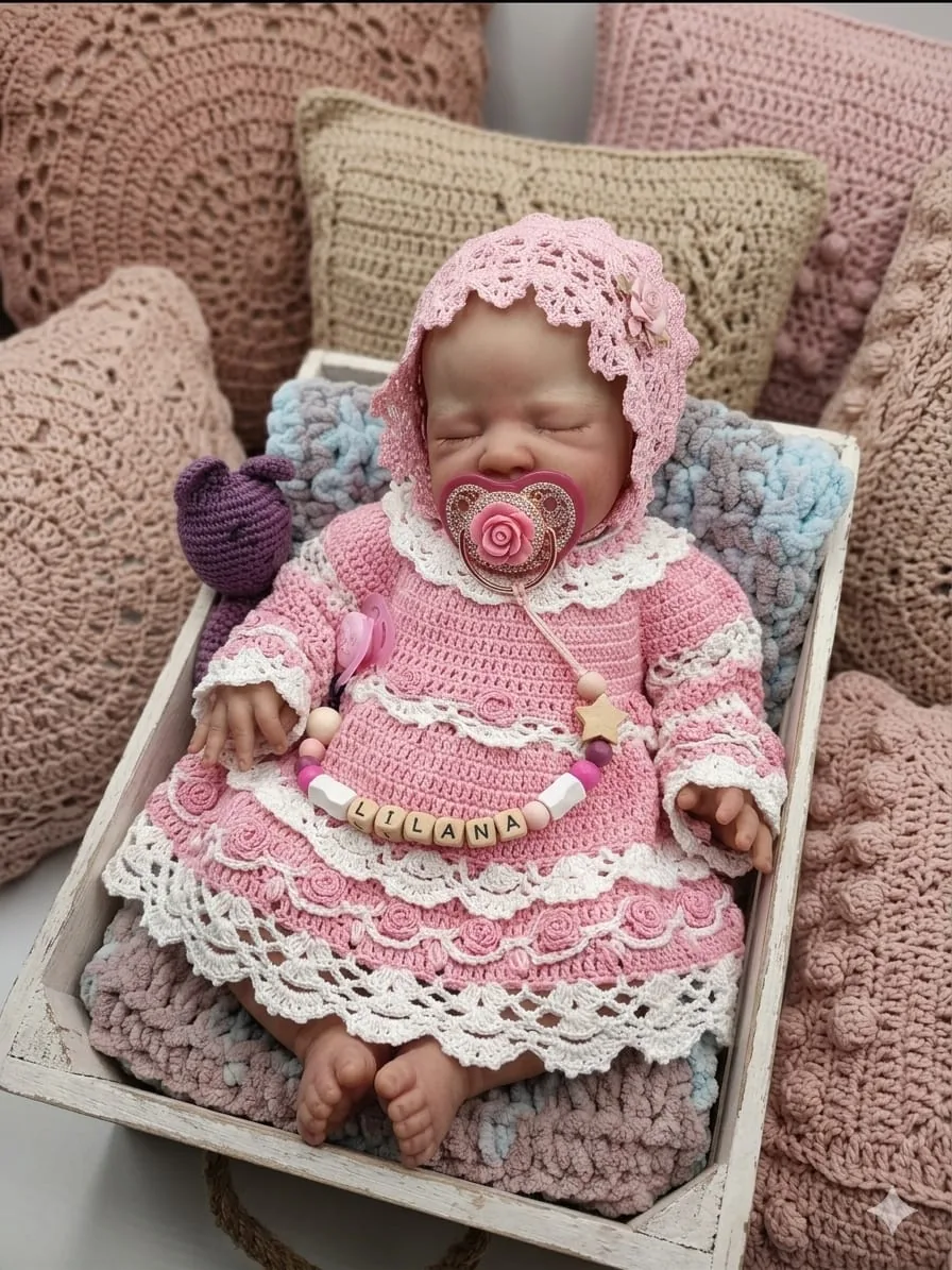 Ukázka úpravy fotografií reborn panenky 109